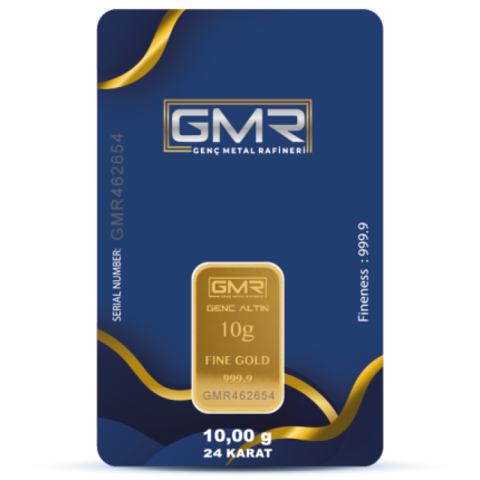 10 gr 24 Ayar 999.9 Milyem GMR Gram Altın