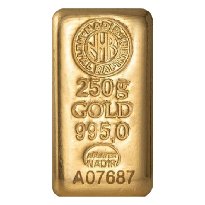 Nadir 250 Gram Altın 24 Ayar Külçe Altın 995.0